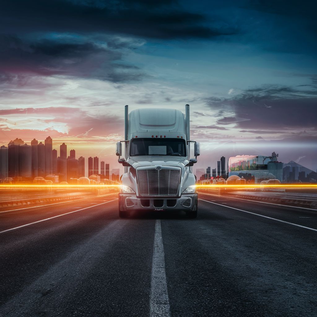 An image depicting the seamless dispatching of American trucks, enhancing trucking efficiency. Explore nearby truckstops, U-Haul truck rentals, and towing services with our advanced dispatching solutions.