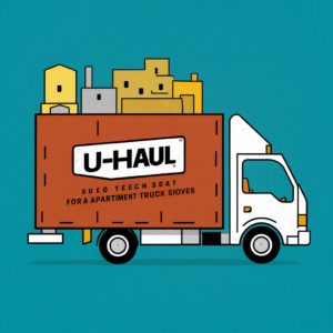 A U-Haul truck with loading ramp extended, ready for efficient moving