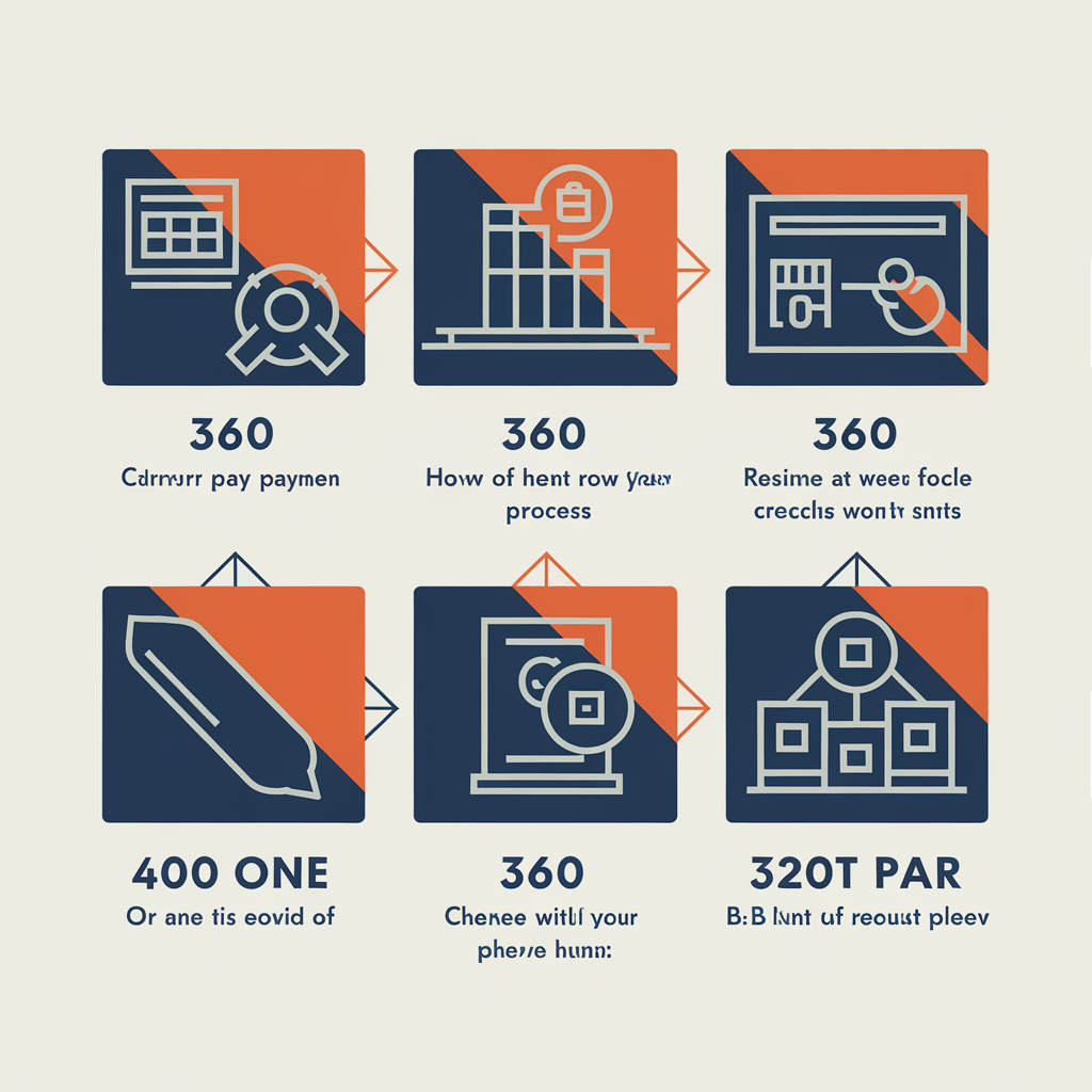 An infographic illustrating the JB Hunt 360 carrier payment process, featuring clear icons and concise text labels.