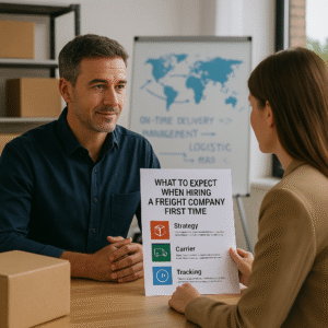 What to Expect When Hiring a Freight Company First Time