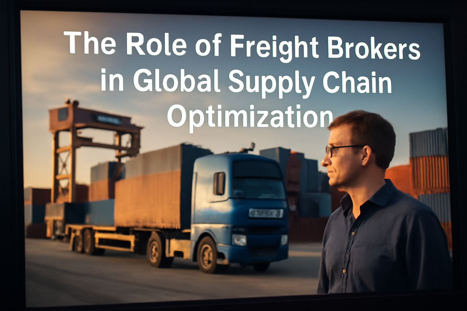 The Role of Freight Brokers in Global Supply Chain Optimization