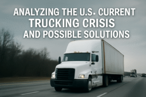 Analyzing the U.S. current Trucking Crisis and Possible Solutions
